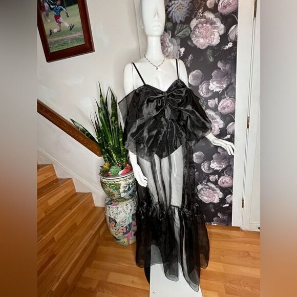 Free People x Intimately Someone Say Bows Maxi Bodysuit - Picture 3 of 5
